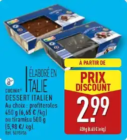 ALDI Cucina dessert italien offre