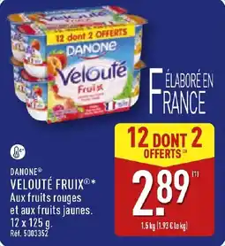 ALDI Danone velouté fruix offre