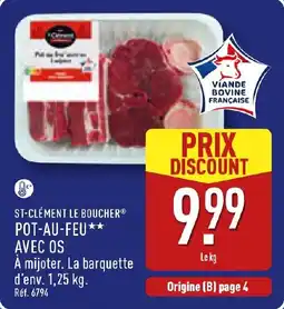ALDI St-clément le boucher pot-au-feu avec os offre
