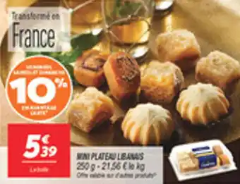 Mini plateau libanais