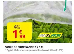 Rural Master Maxi jardin voile de croissance 2 x 5 m offre
