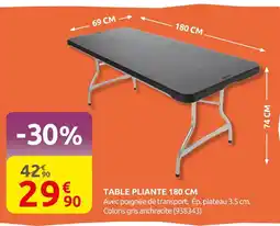 Rural Master Table pliante 180 cm offre