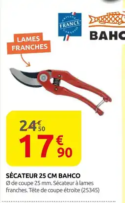 Rural Master Bahco sécateur 25 cm offre