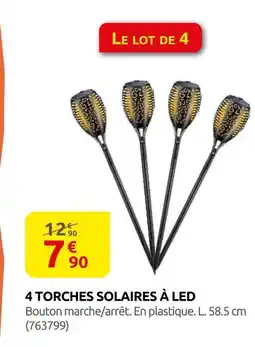 Rural Master 4 torches solaires à led offre