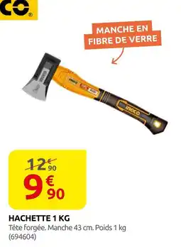 Rural Master Ingco hachette 1 kg offre