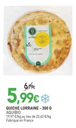 naturéO Aquibio quiche lorraine - 300 g offre