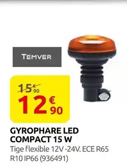 Rural Master Temver gyrophare led compact 15 w offre