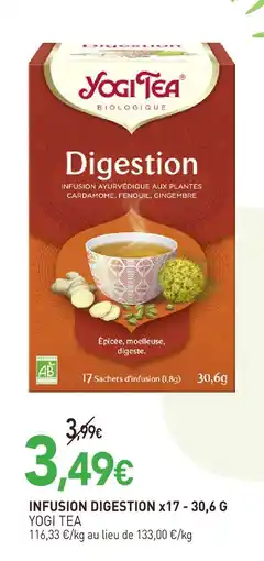 naturéO Yogi tea infusion digestion offre