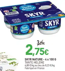 naturéO Tante helene skyr nature - 4 x 100 g offre