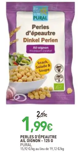 naturéO Pural perles d'épeautre ail oignon offre