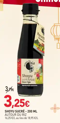 naturéO Autour du riz shoyu sucré offre