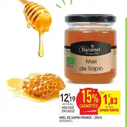 naturéO Baramel miel de sapin offre