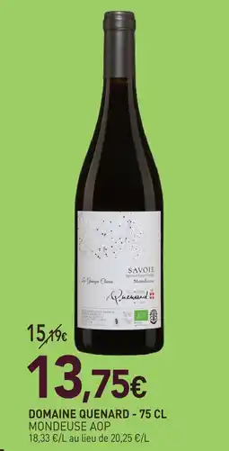 naturéO Domaine quenard mondeuse aop offre