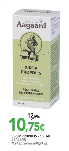 naturéO Aagaard sirop propolis offre