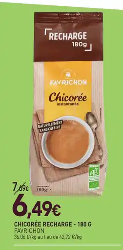 naturéO Favrichon chicorée recharge - 180 g offre