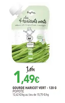 naturéO Popote gourde haricot vert offre