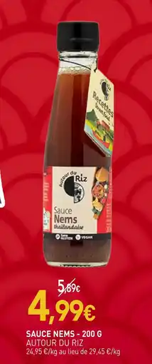 naturéO Autour du riz sauce nems - 200 g offre