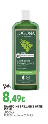 naturéO Logona shampoing brillance ortie offre