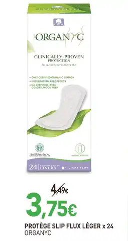 naturéO Organyc protège slip flux léger offre