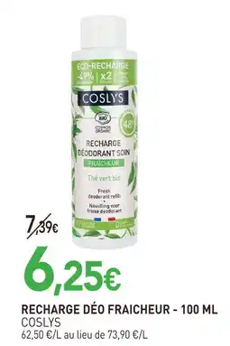 naturéO Coslys recharge déo fraicheur - 100 ml offre