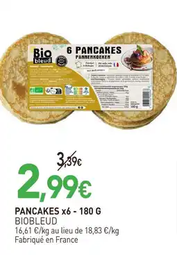 naturéO Biobleud pancakes x6 - 180 g offre