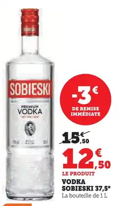 Super U Sobieski vodka 37,5° offre