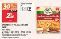 Netto Lardnettes de volaille gout fume halal isla delice offre