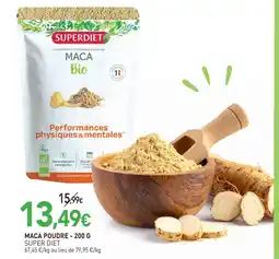 naturéO Super diet maca poudre offre