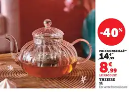 Super U Théière 1 l offre