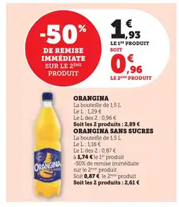 Super U Orangina offre