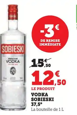 U Express Sobieski vodka 37,5° offre