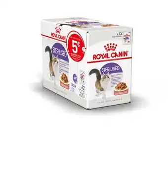 Émincés en sauce sterilised royal canin