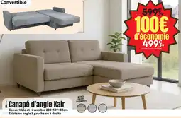 Maxi Bazar Canapé d'angle kair offre