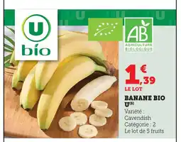 U Express U banane bio offre