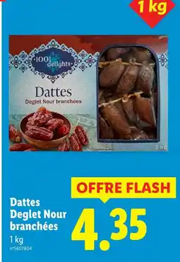 Lidl 1001 delights dattes deglet nour branchées offre