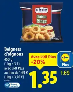 Lidl Onion rings offre