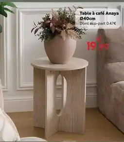 Maxi Bazar Table à café anaya offre