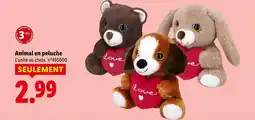 Lidl Animal en peluche offre