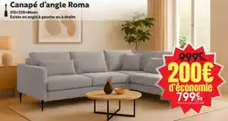 Maxi Bazar Canapé d'angle roma offre