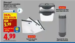 Lidl Silvercrest appareil ou accessoires de mise sous vide offre