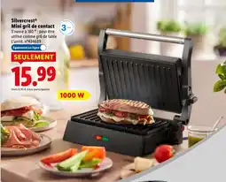 Lidl Silvercrest mini gril de contact offre