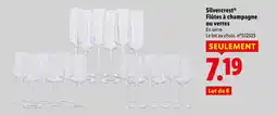 Lidl Silvercrest flûtes à champagne ou verres offre