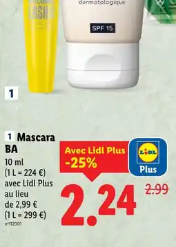Lidl Ba mascara offre