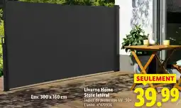 Lidl Livarno home store latéral offre