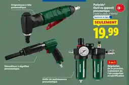 Lidl Parkside grignoteuse à tôle pneumatique offre