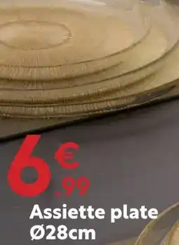 Maxi Bazar Assiette plate ø28cm offre