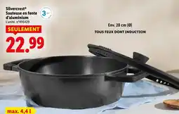 Lidl Silvercrest sauteuse en fonte d'aluminium offre