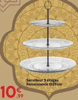 Maxi Bazar Serviteur 3 étages renaissance ø29cm offre