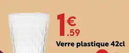 Maxi Bazar Verre plastique 42 cl offre
