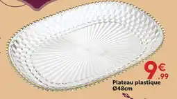 Maxi Bazar Plateau plastique ø48cm offre